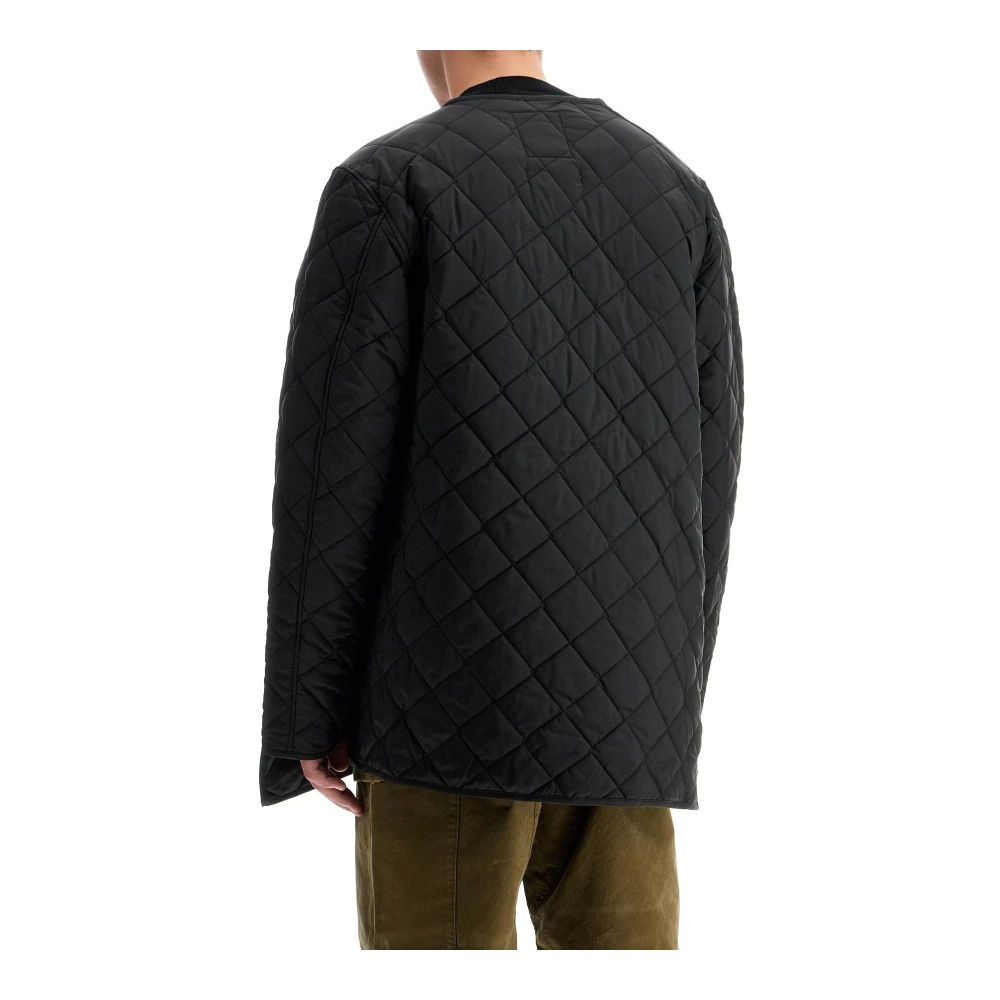 Comme des Garçons Diamant Gestikt Asymmetrisch Ritsjack Black Heren