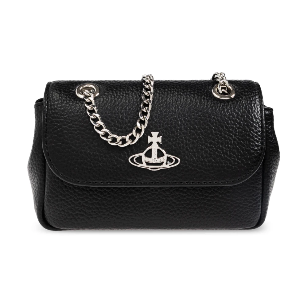 Vivienne Westwood Schoudertas met logo Black Dames