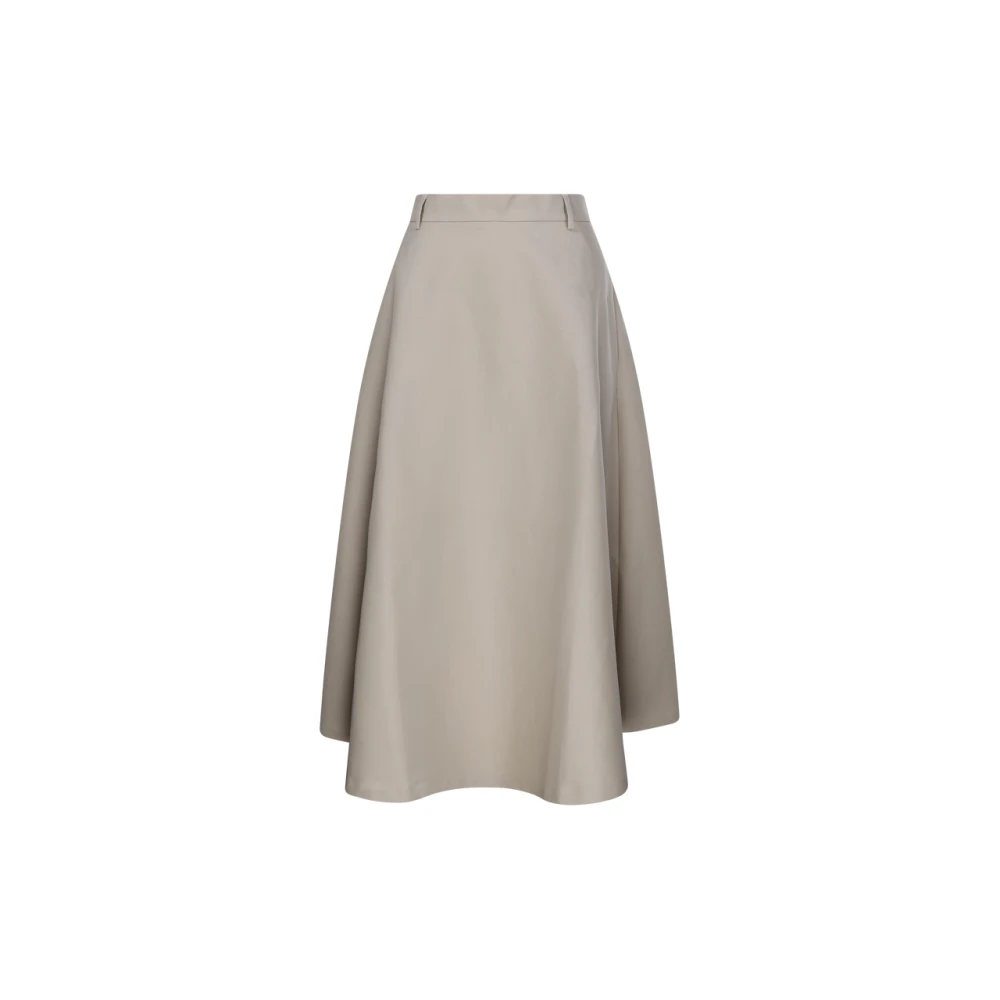 Róhe Zand Volumineuze Rok Beige Dames