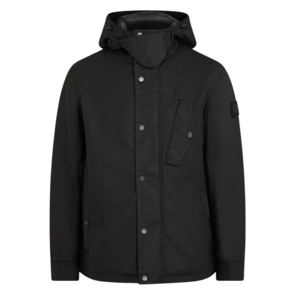 Belstaff Zwarte Router Jas Black Heren