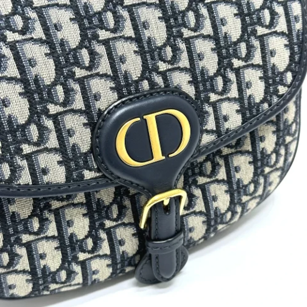 Dior Vintage Pre-owned Leather dior-bags Gray Dames