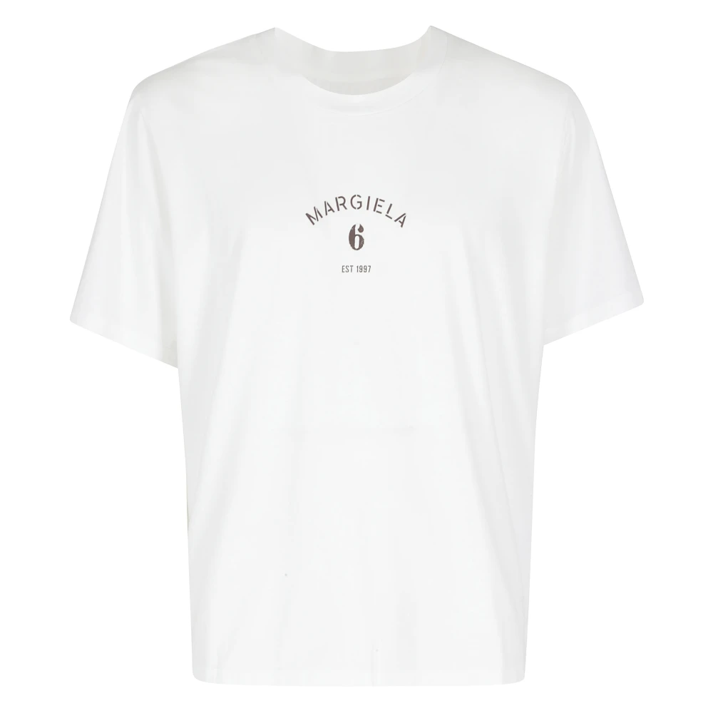 Mm6 Maison Margiela Uomo Bianco - Tshirt - Tops - Xl