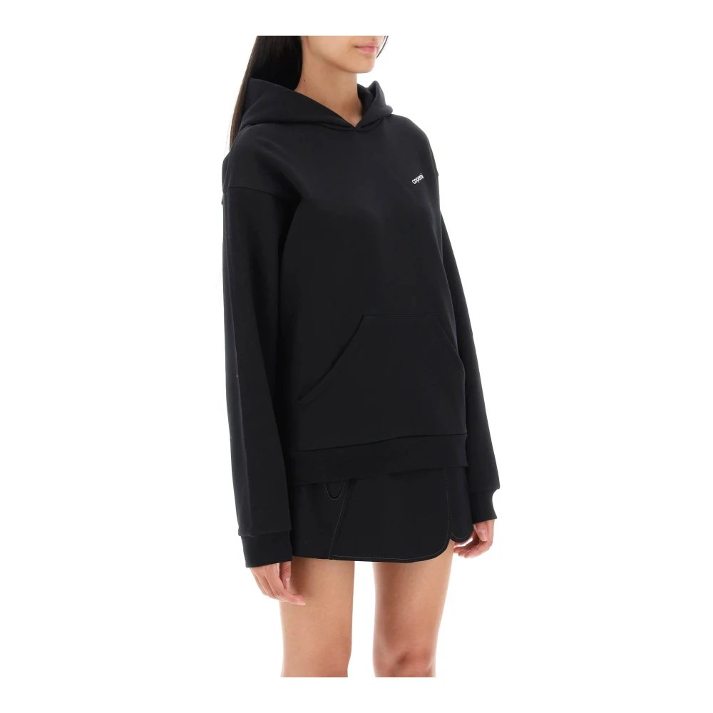 Coperni Logo Print Hoodie Black Dames