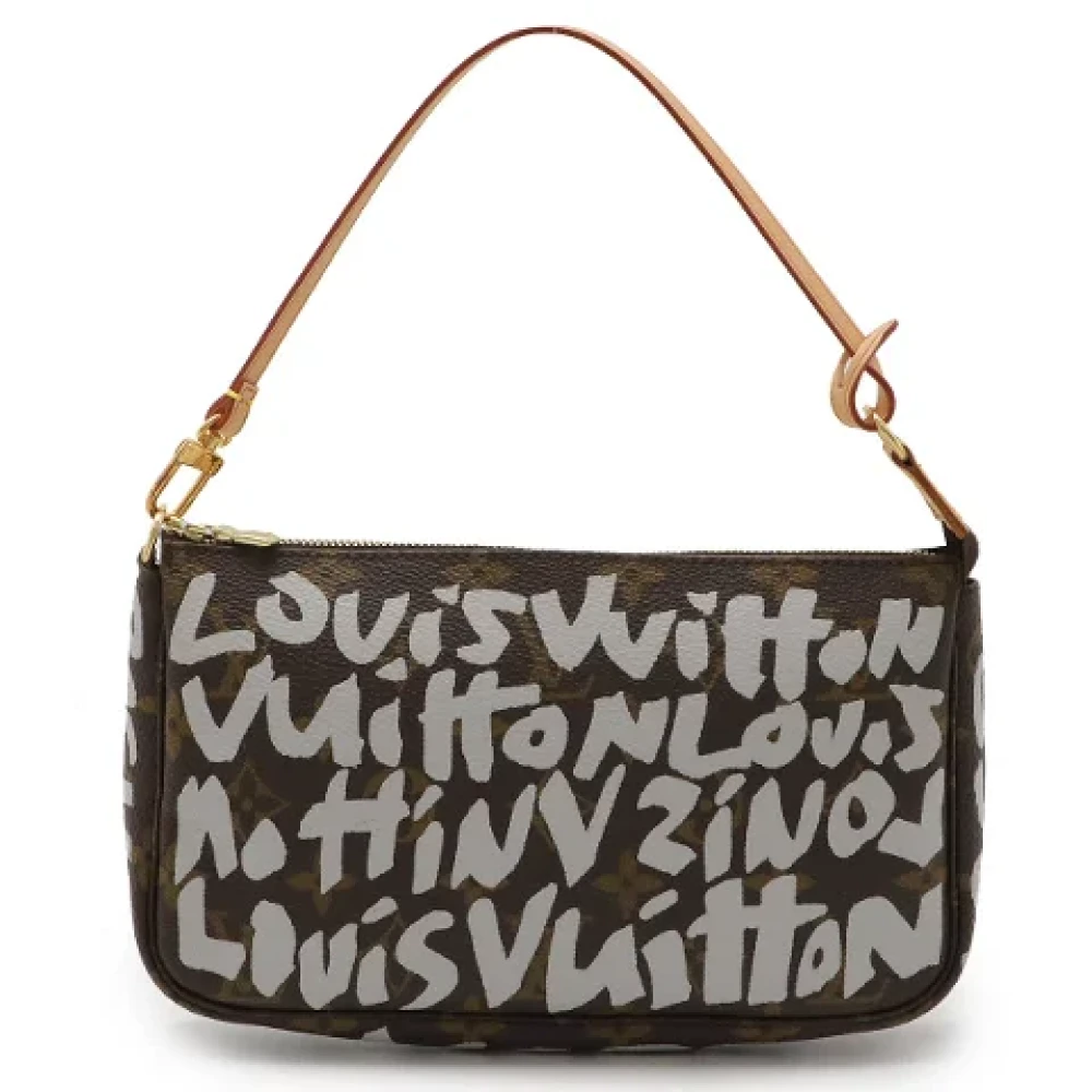 Louis Vuitton Vintage Pre-owned Canvas louis-vuitton-bags Gray Dames