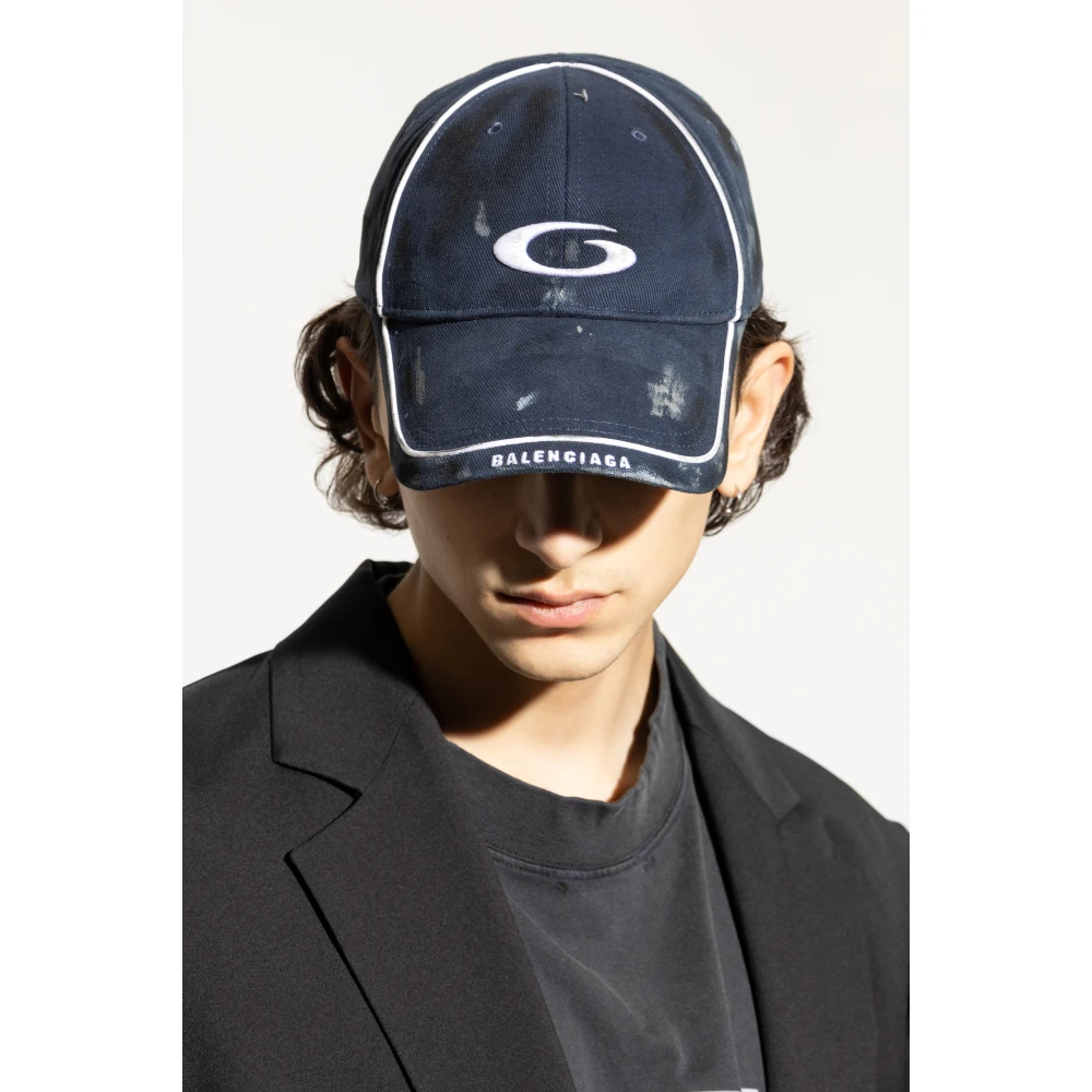 Balenciaga Baseballpet Blue Heren
