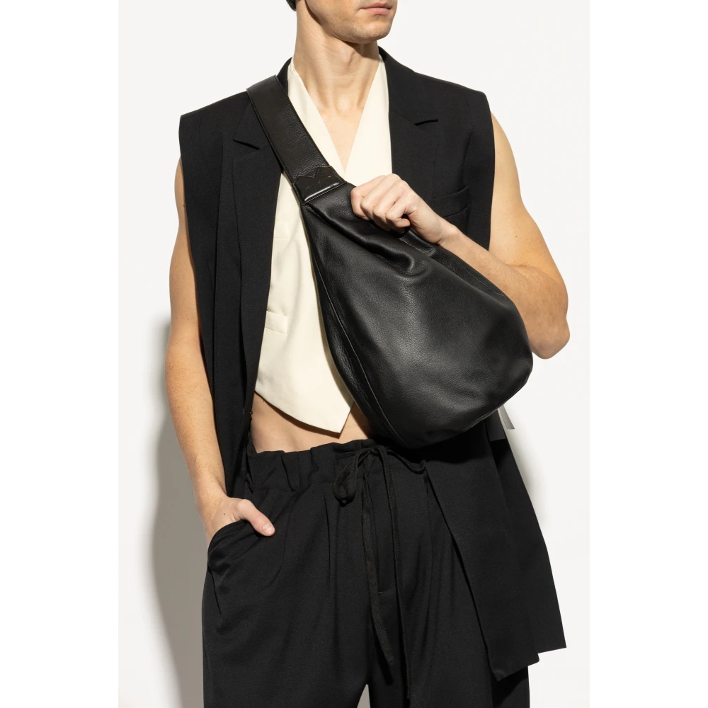 Yohji Yamamoto Een schoudertas Black Unisex