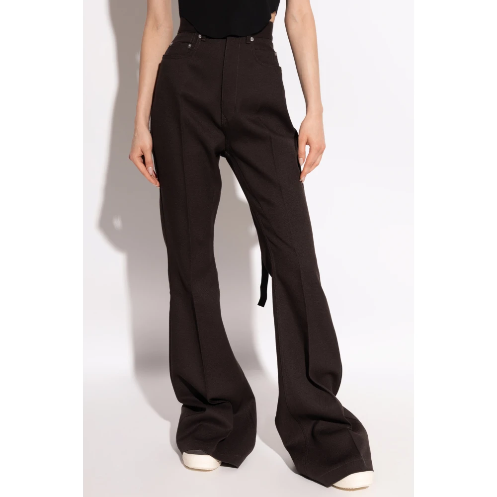 Rick Owens Pants Bolan Brown Dames