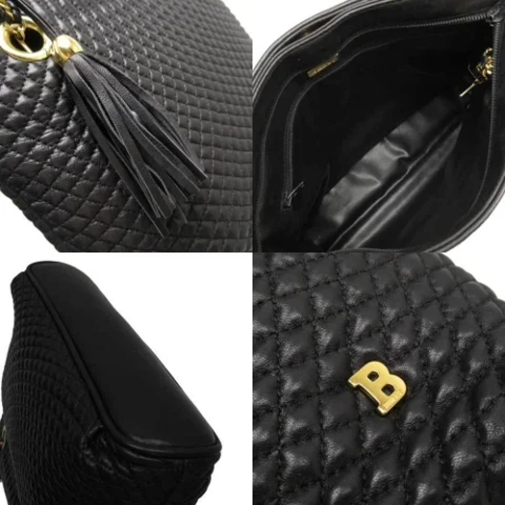 Bally Pre-owned Fabric shoulder-bags Black Dames