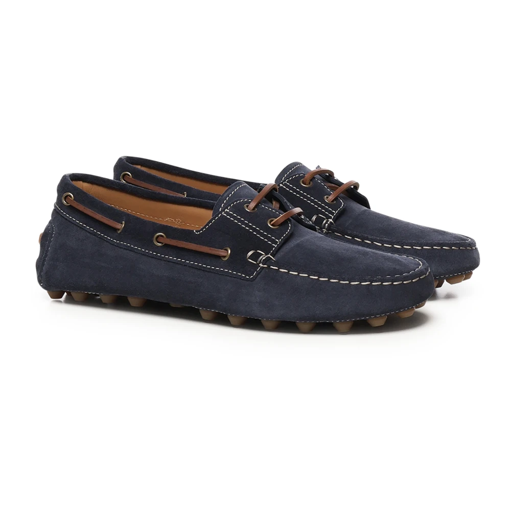Tod's Platte Schoenen Barca Gommino Macro