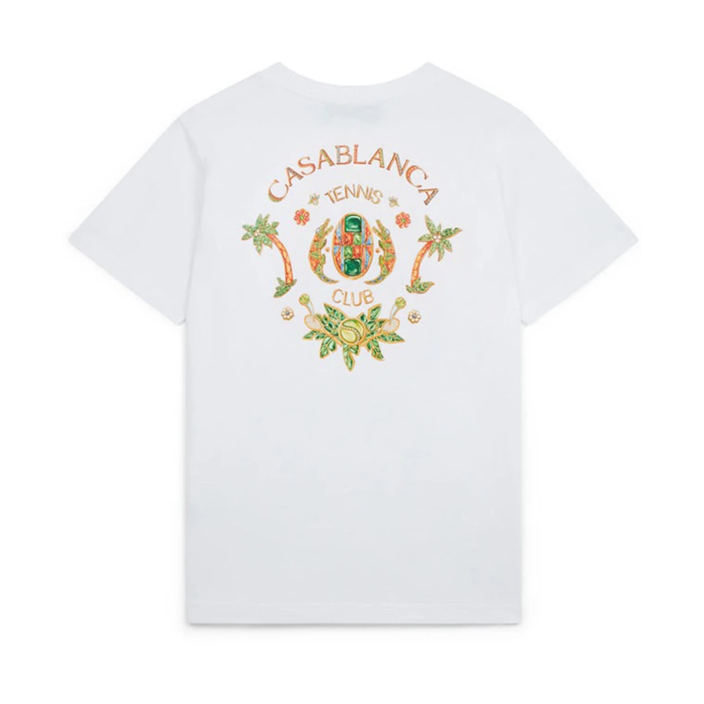 Casablanca T-Shirts White Heren