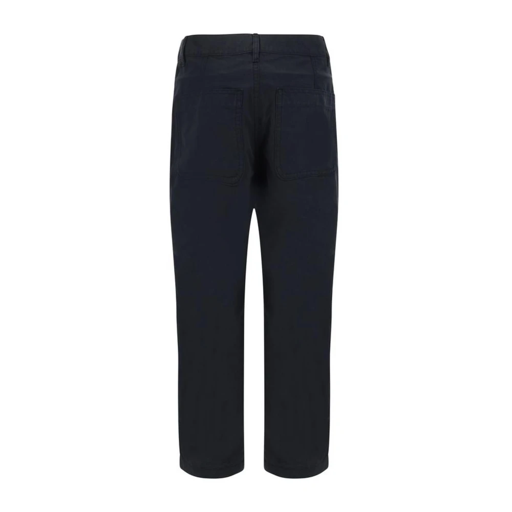 Isabel marant Hoge Taille Cargo Broek met Riemlussen Blue Heren