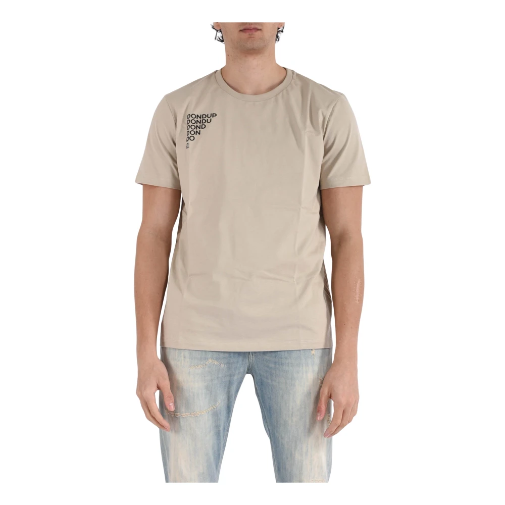 Dondup - Tops > T-Shirts - Beige - Dondup - Modalova