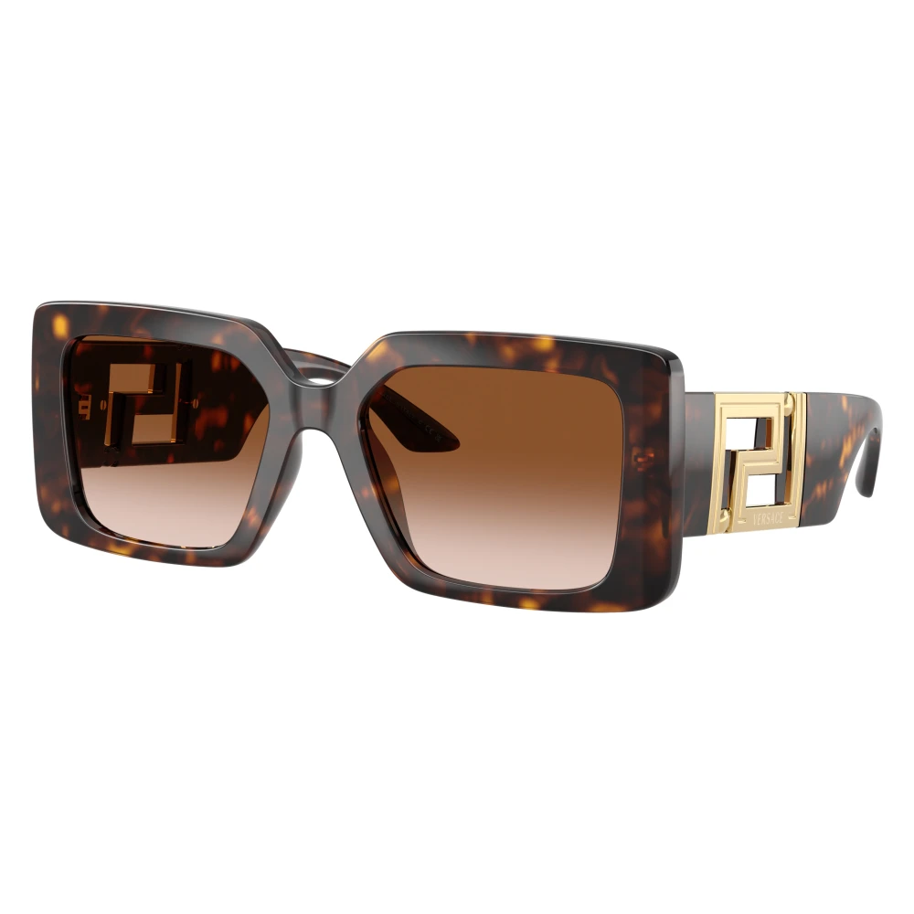 Versace Unisex Brown Square Sunglasses - Sunglasses - 55 Mm - Accessories