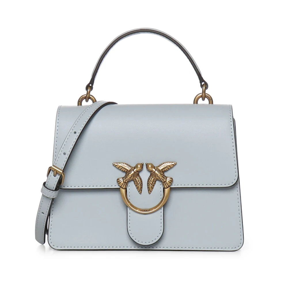 Pinko Women's Blue Mini Love Bag One Top Handle Light - Handbags - One Size - Bags