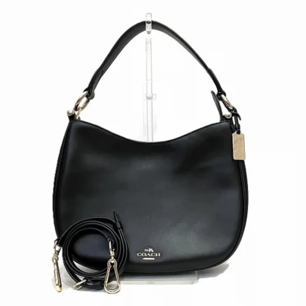 Coach Pre-owned Leather handbags Black Dames
