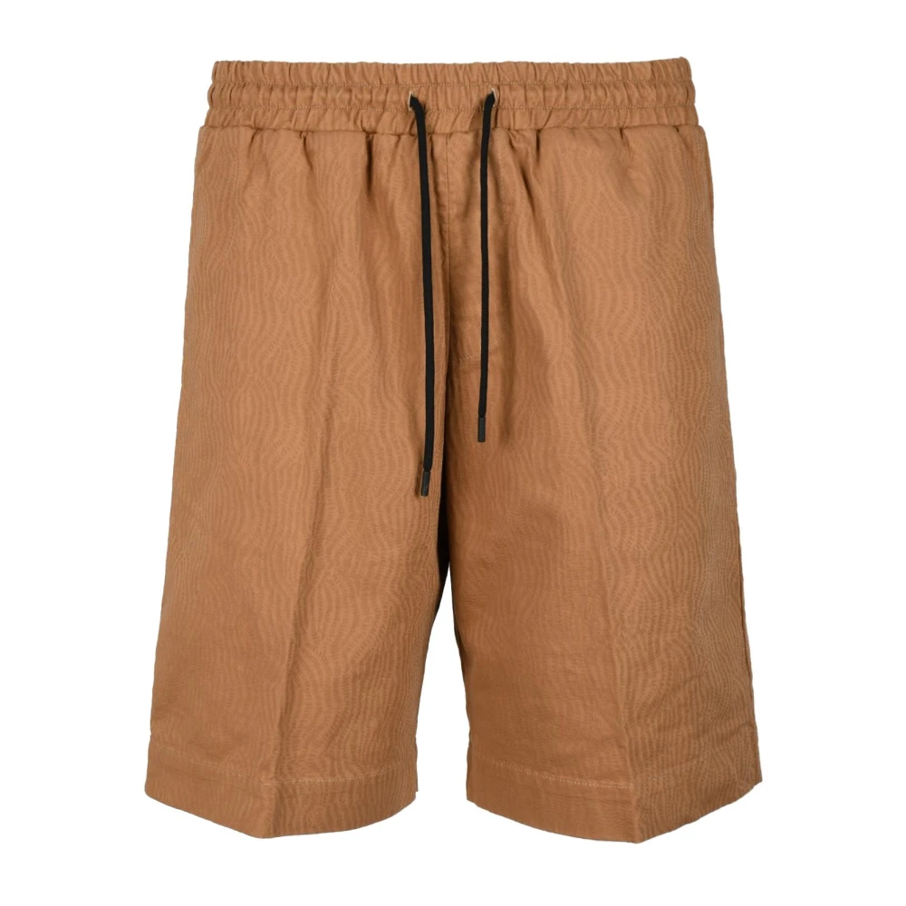 Dondup Bermuda shorts in katoen-elastaanmix Brown Heren