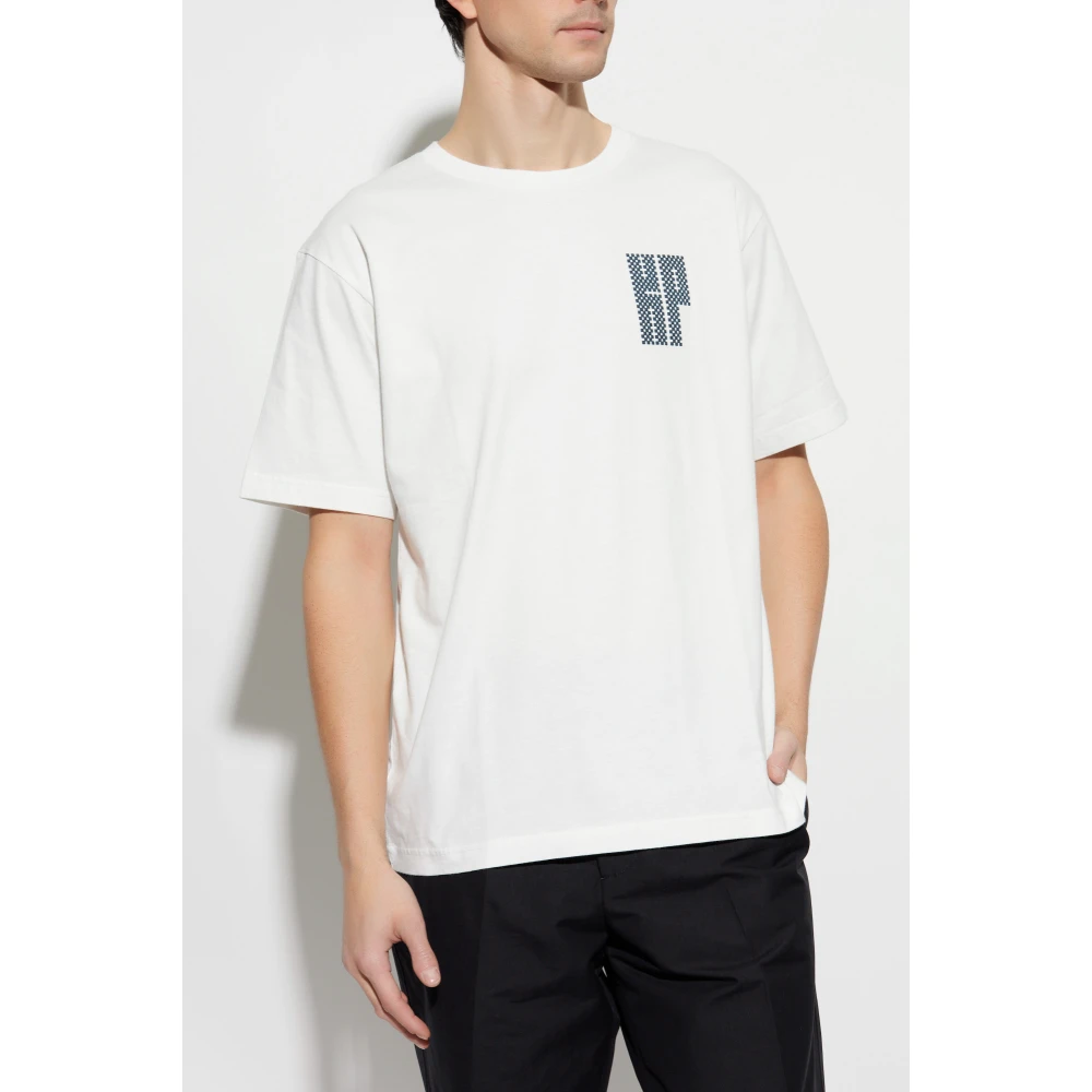 Kenzo T-shirt met bedrukt logo White Heren