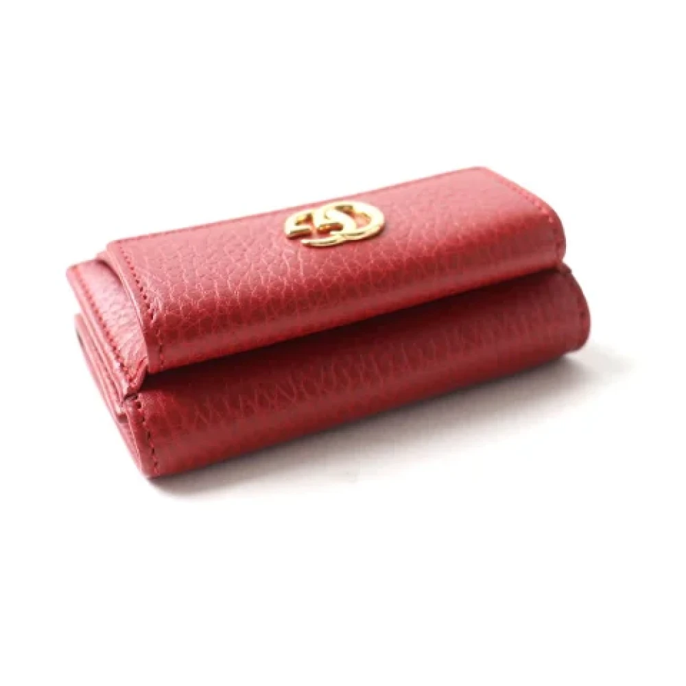 Gucci Vintage Pre-owned Leather wallets Red Dames