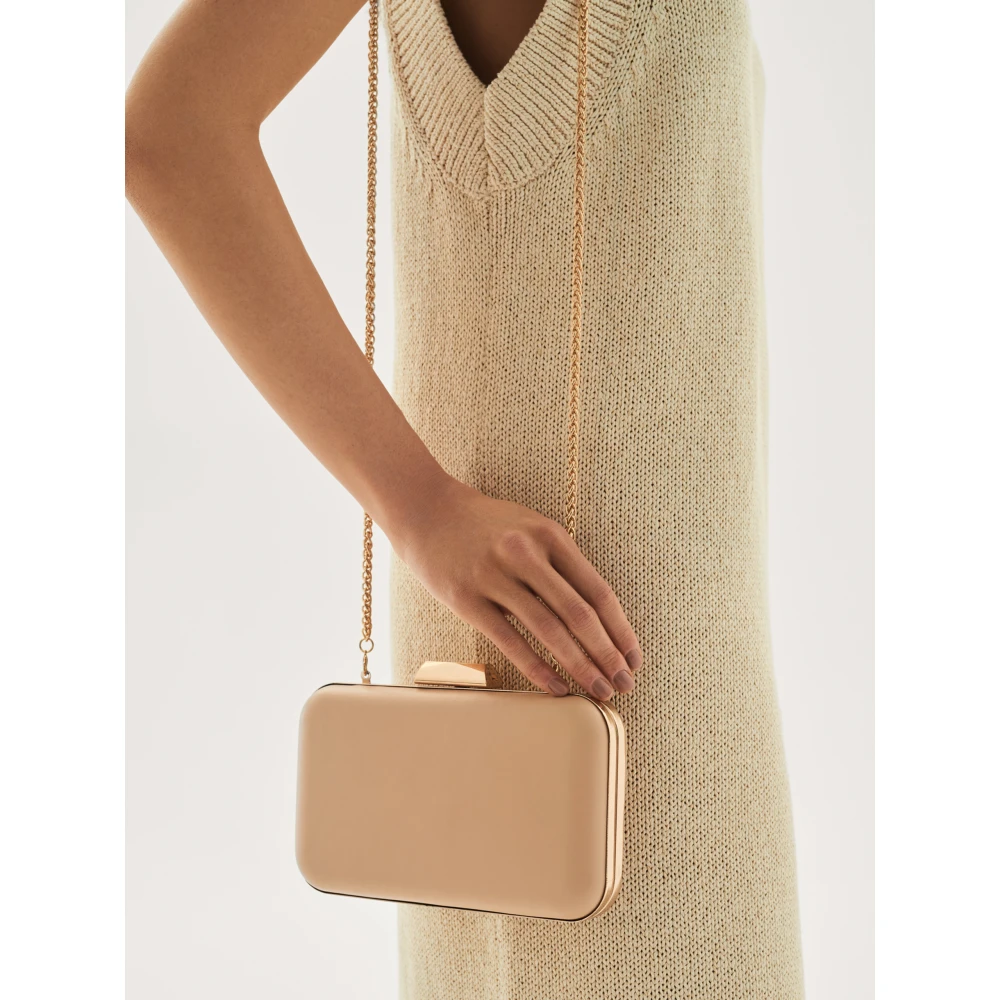 Kazar Dames beige clutch tas Beige Dames