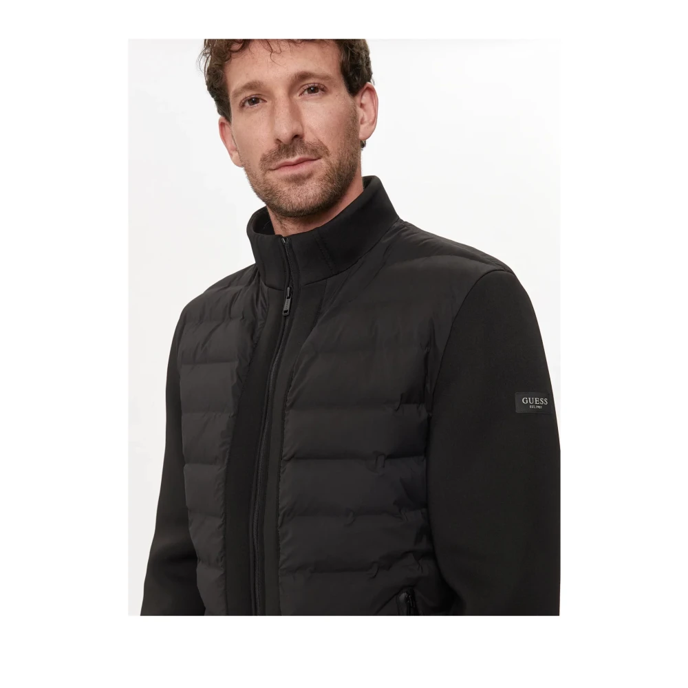 Guess Regular Fit Gewatteerde Jas Black Heren