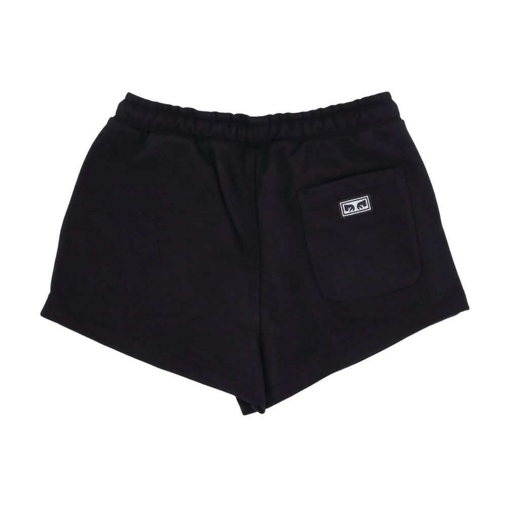 Obey Lisa Terry Zwarte Shorts Black Dames