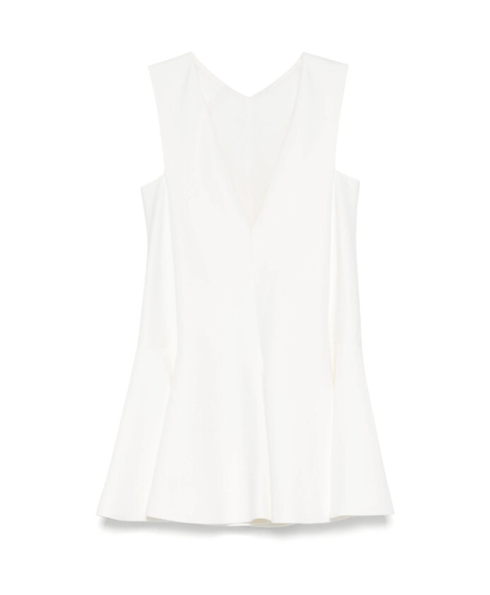 mini-robe-blanche-col-en-v