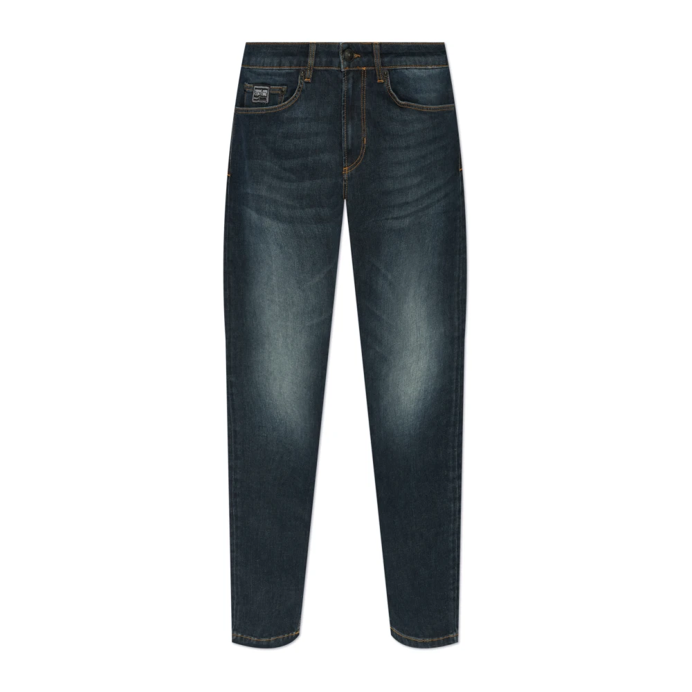 Tapered leg jeans