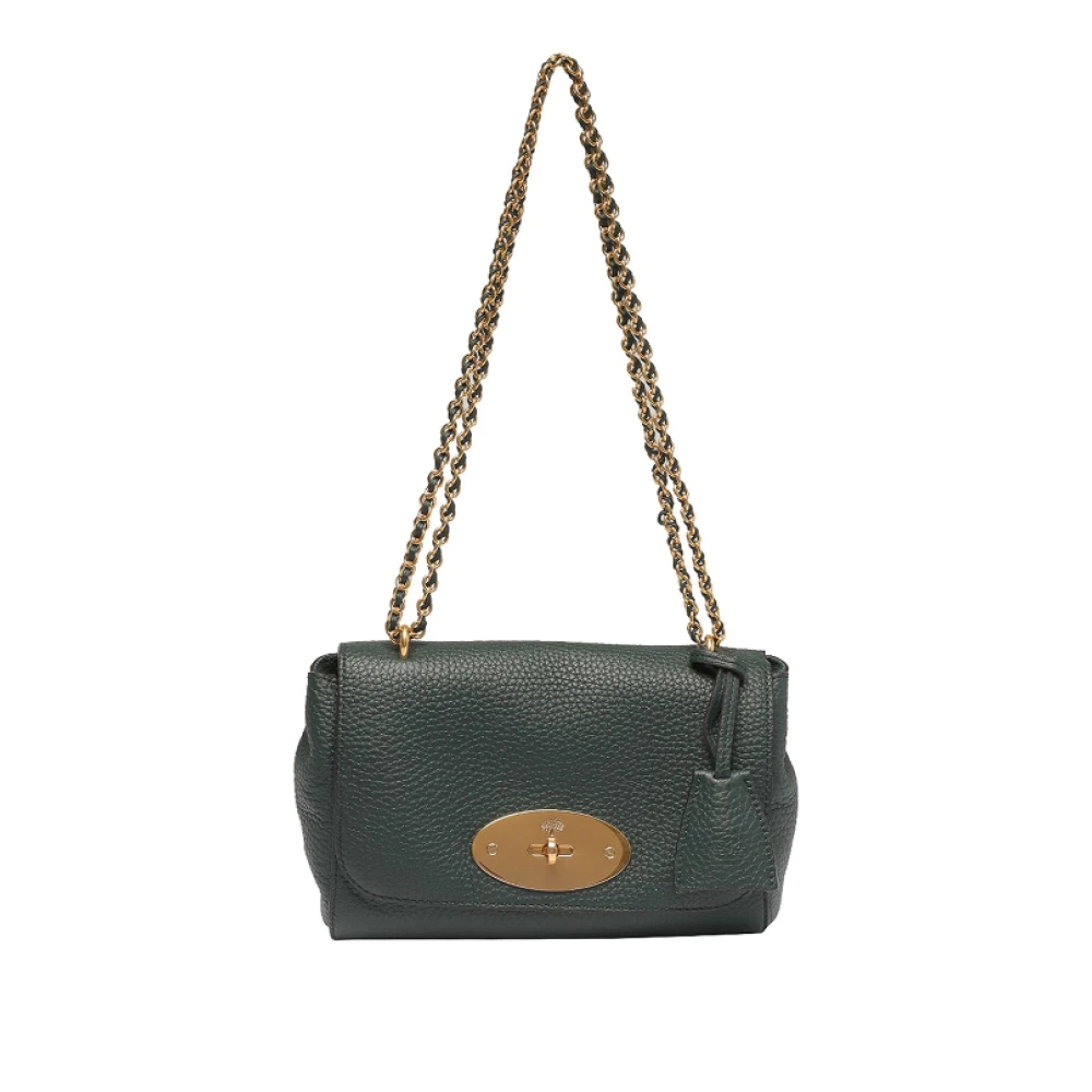 Mulberry Groene Leren Schoudertas met Slot Green Dames
