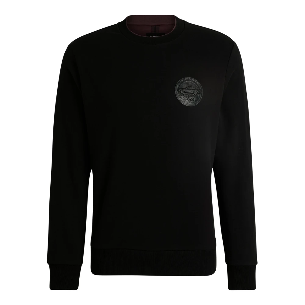 Hugo Boss Stijlvolle Sweater voor Mannen Black Heren