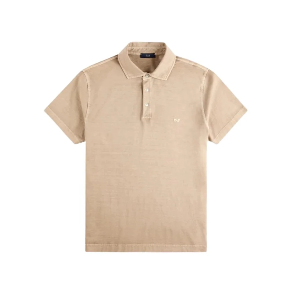 Fay - Tops > Polo Shirts - Beige - Fay - Modalova