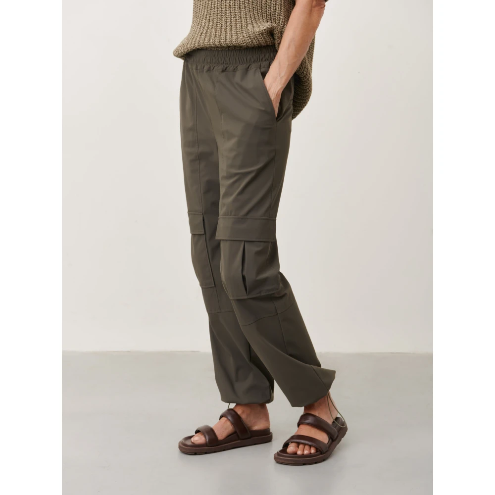 Jane Lushka Straight Trousers Green Dames