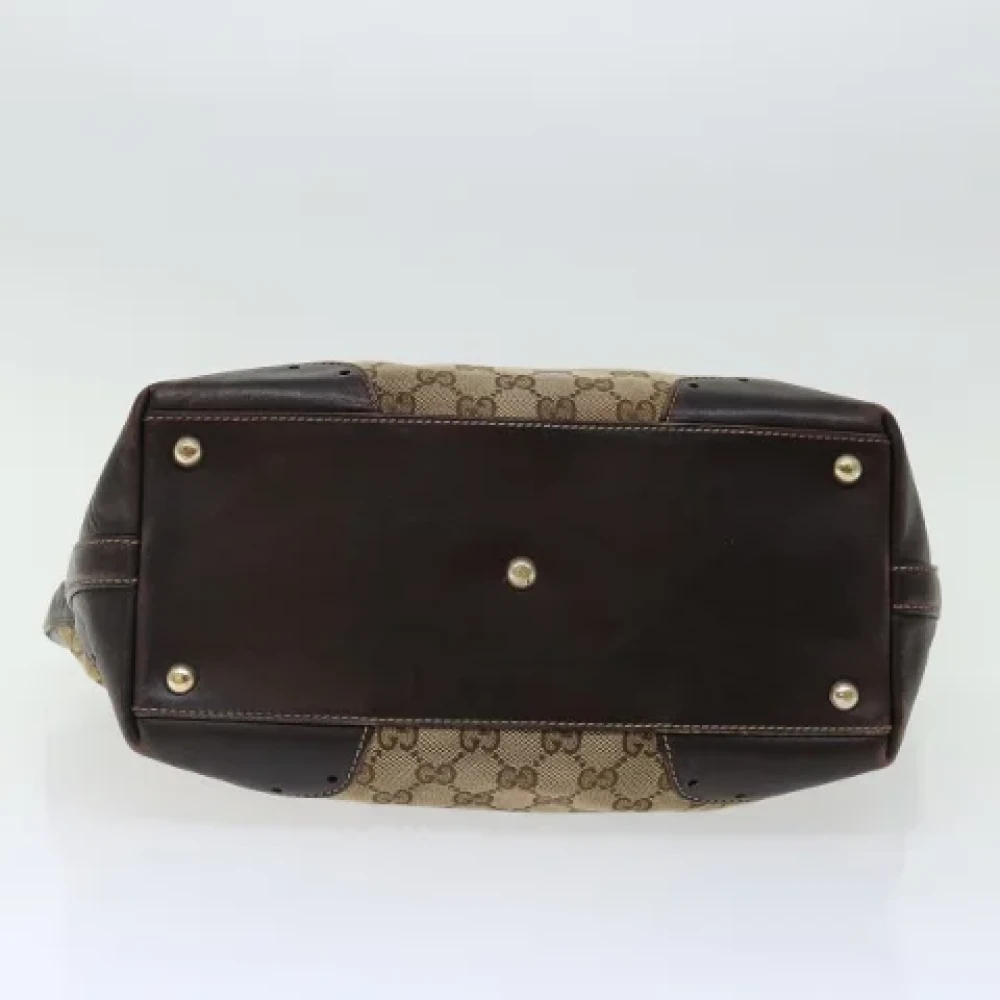 Gucci Vintage Pre-owned Canvas totes Beige Dames