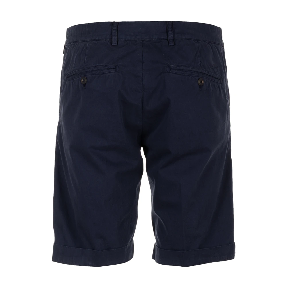 40Weft Blauwe Chino Bermuda Shorts Blue Heren