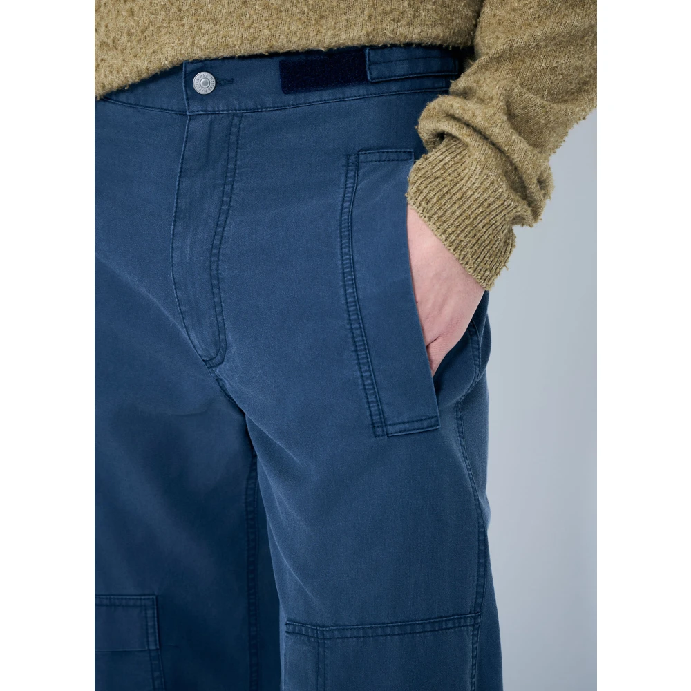 MM6 Maison Margiela Verstelbare Lichtgewicht Cargo Broek Blue Heren