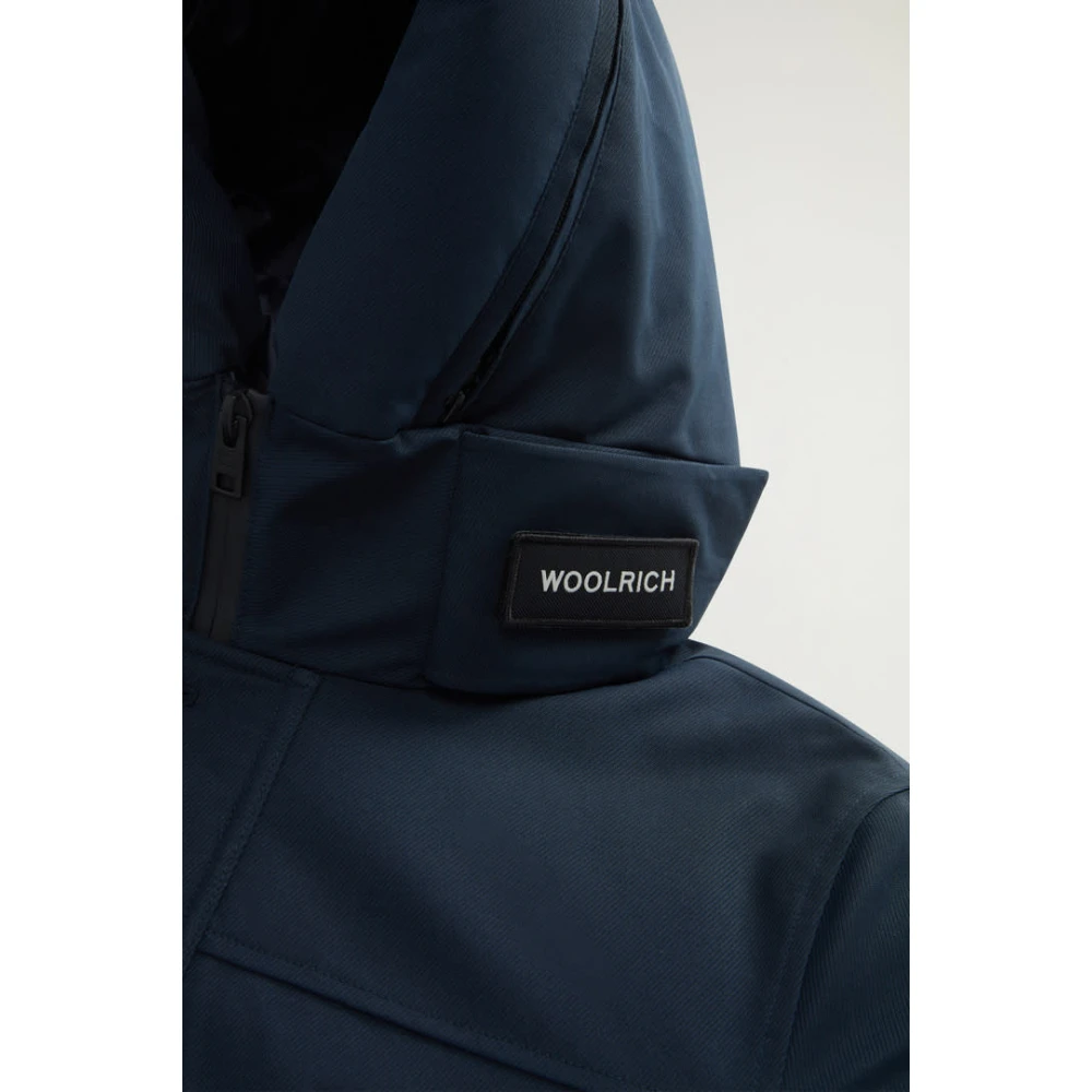 Woolrich Arctic Parka Melton Blue Heren