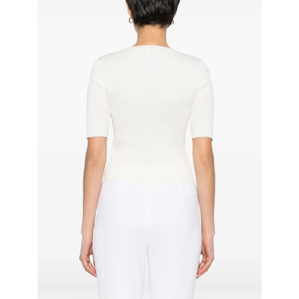 pinko Biancaneve Tritone Stijlvolle Modieuze Jurk White Dames
