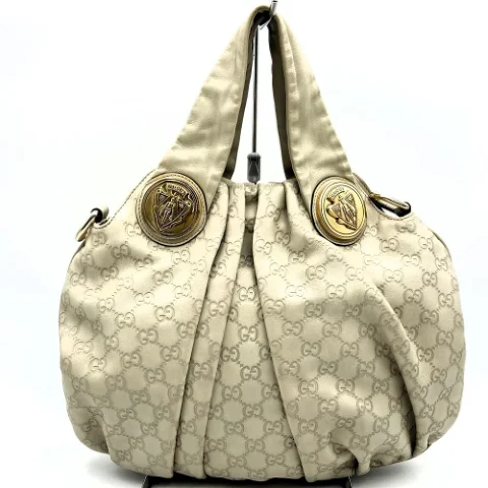 Gucci Vintage Pre-owned Leather gucci-bags White Dames