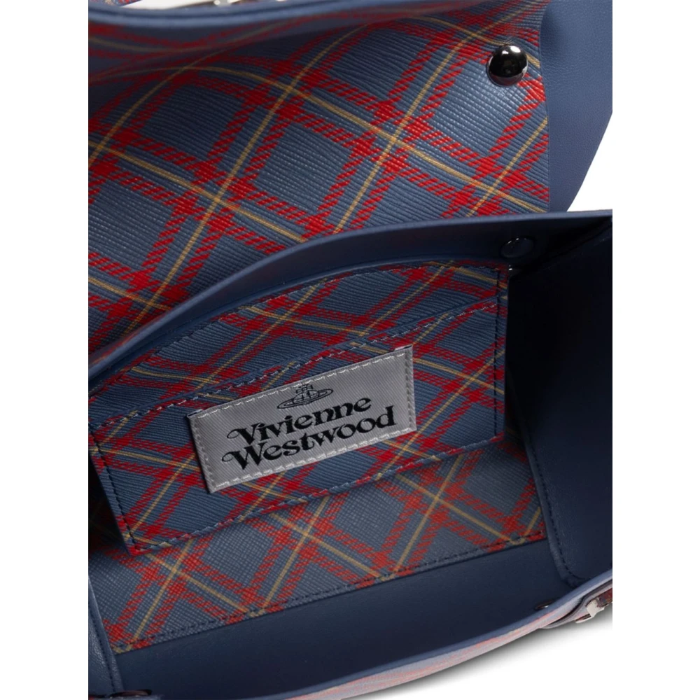 Vivienne Westwood Blauwe Schoudertas met Omslag Multicolor Dames