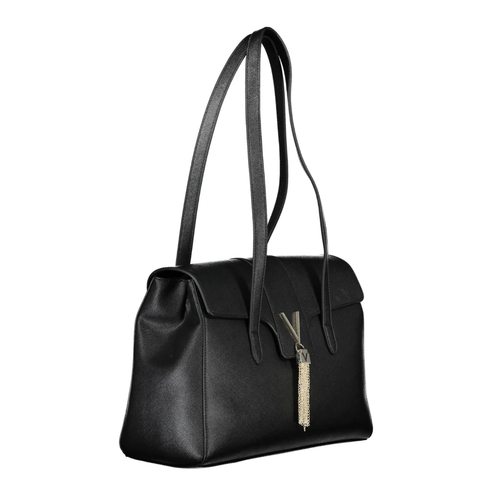 Valentino by Mario Valentino Zwarte schoudertas met ritssluiting Black Dames
