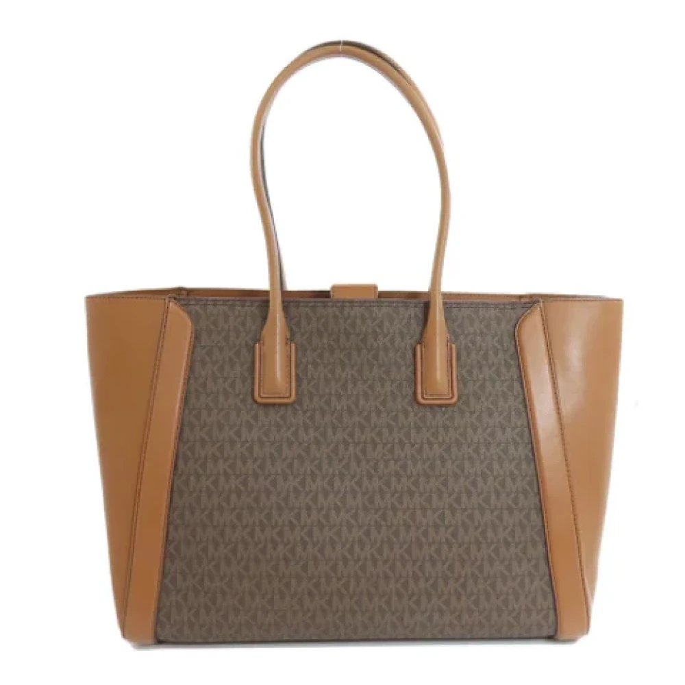 Michael Kors Pre-owned Plastic handbags Brown Dames