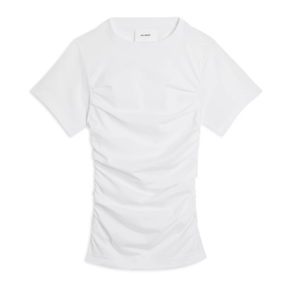 Axel Arigato Gerimpelde Ria T-shirt White Dames