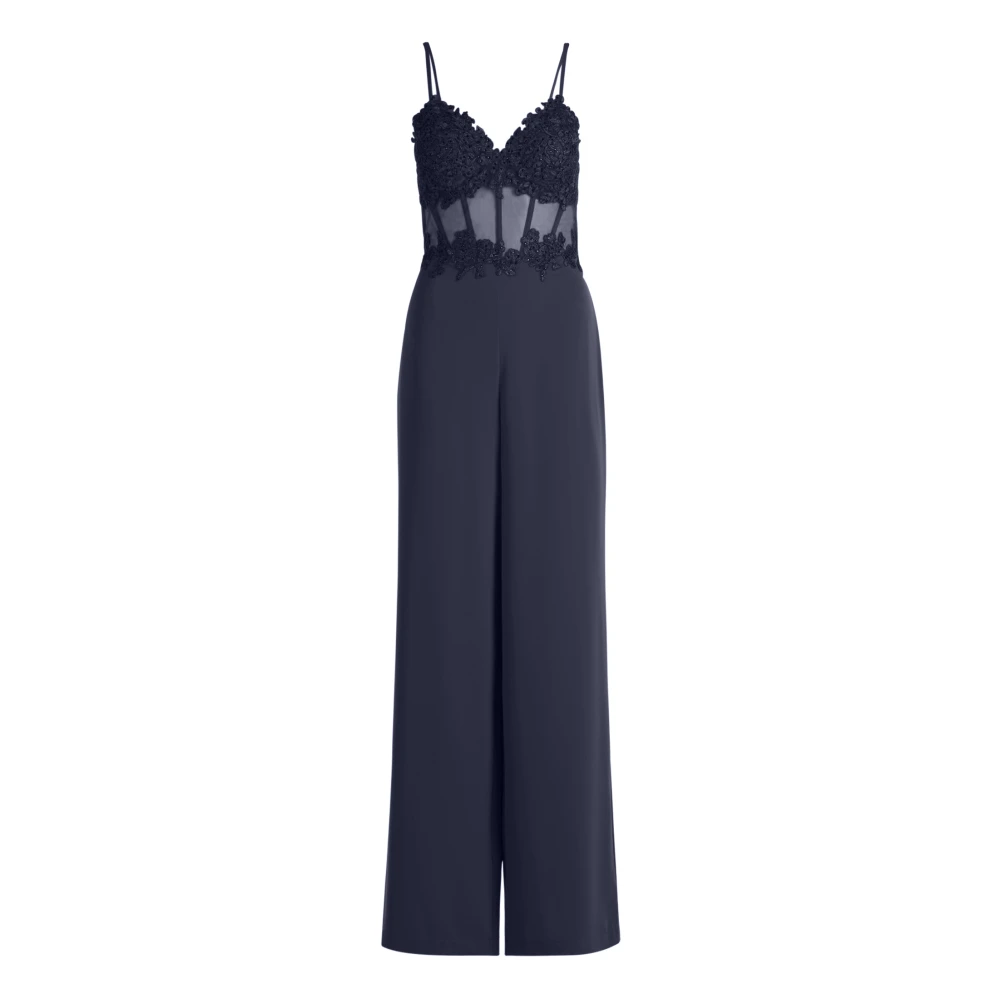 Vera Mont Kant Patch Jumpsuit Blue Dames