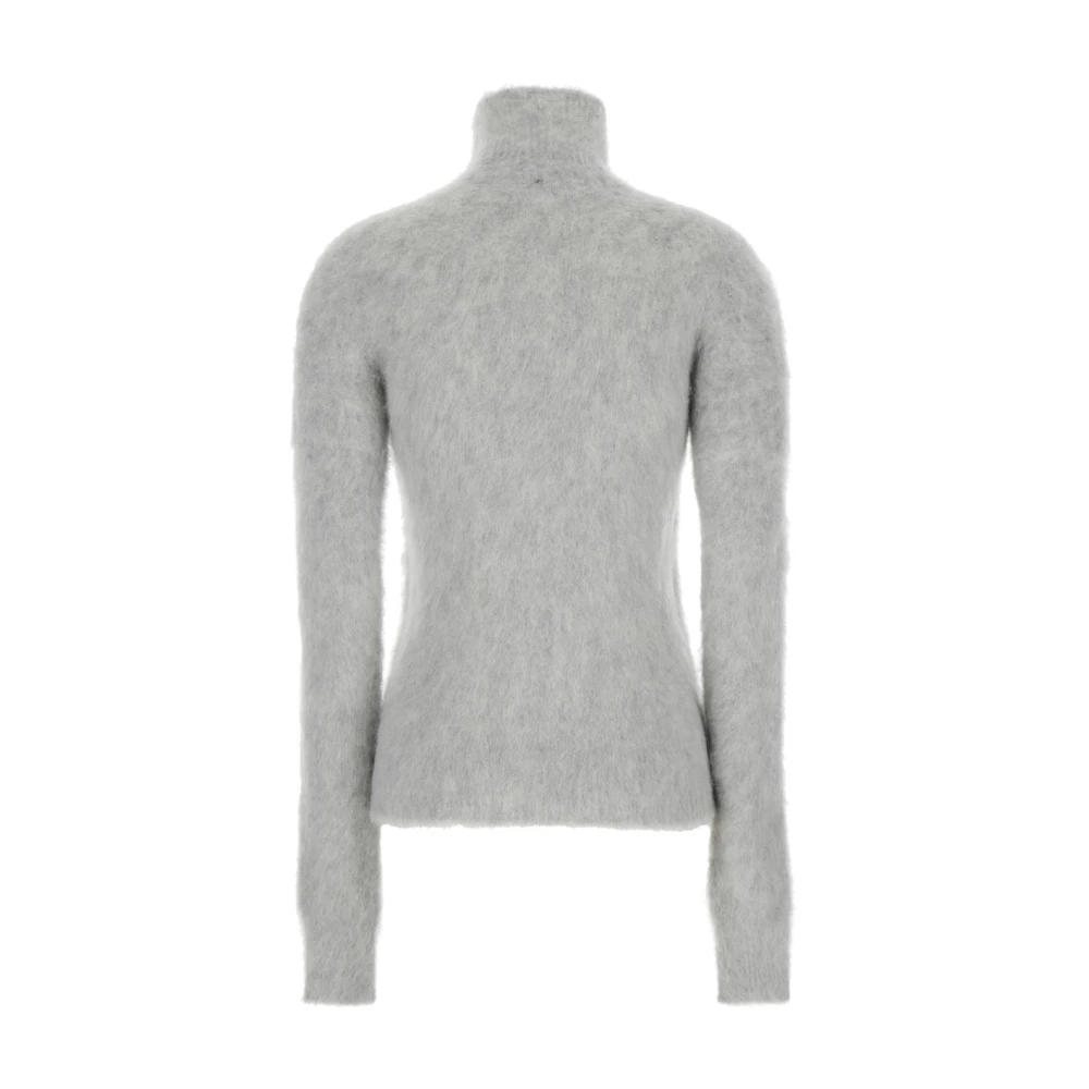 SPORTMAX Grijze Alpaca Coltrui Trui Vrouw Gray Dames