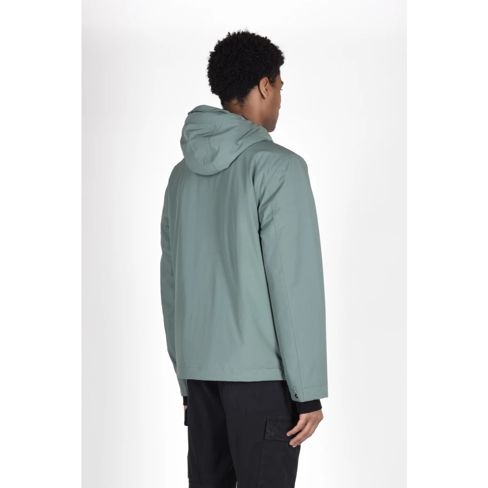 Stone Island Stijlvolle Jas 92% PL 8% Green Heren