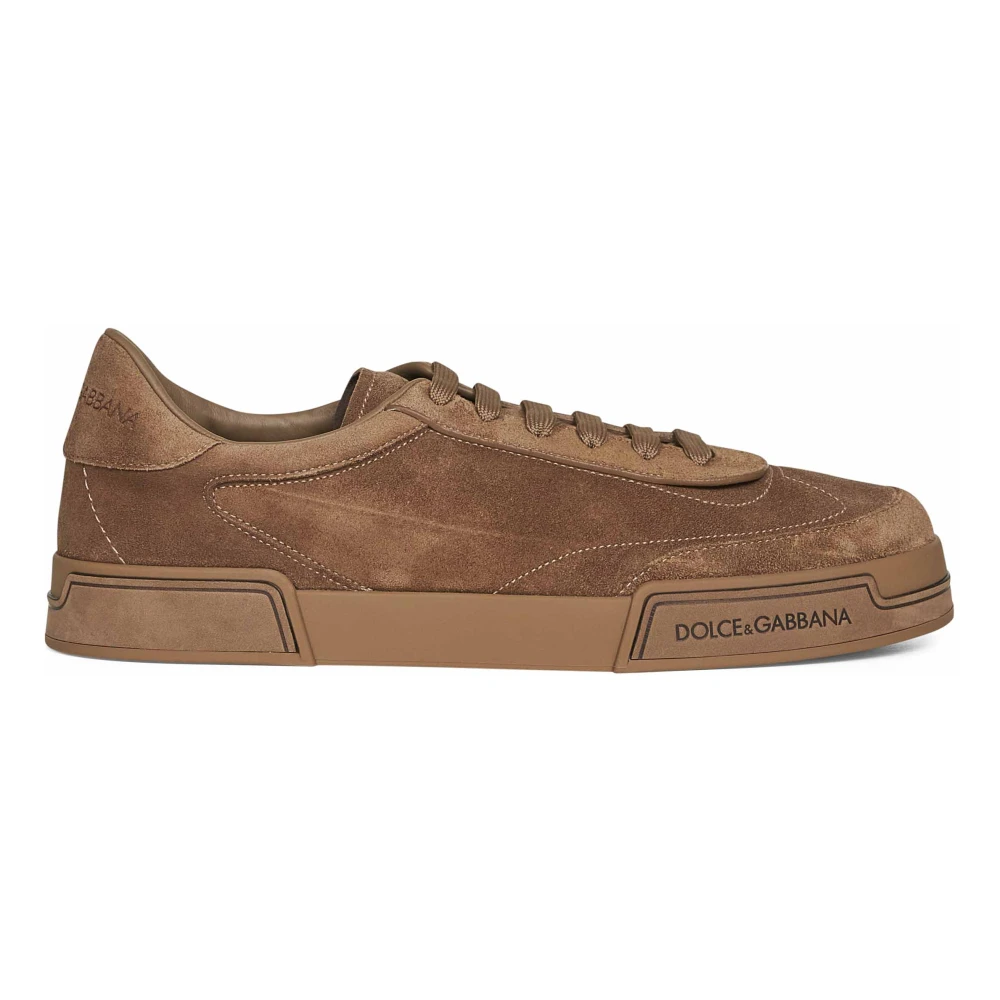 Dolce & Gabbana Portofino Trainers - Male - Sneakers - Brown - 9 Uk - Shoes