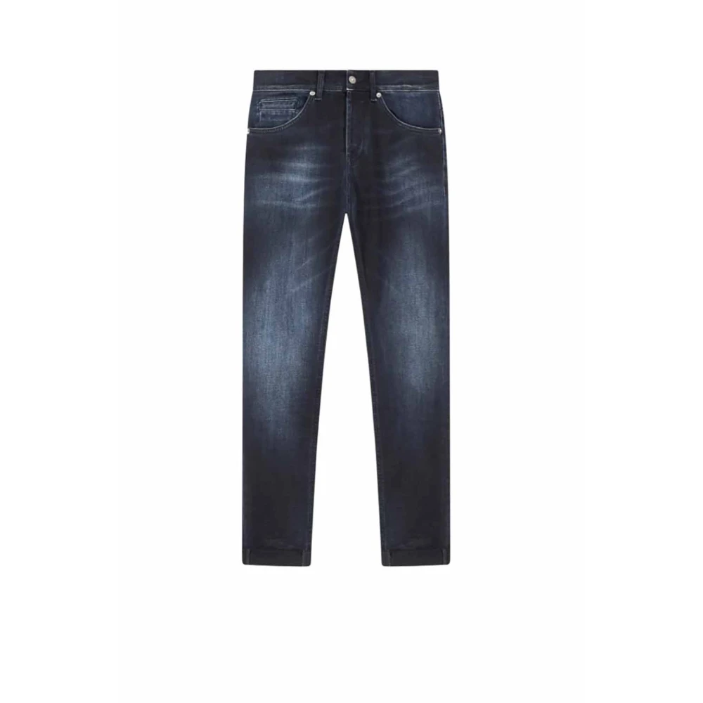 Dondup Skinny Fit Lage Taille 5-Pocket Jeans Blue Heren