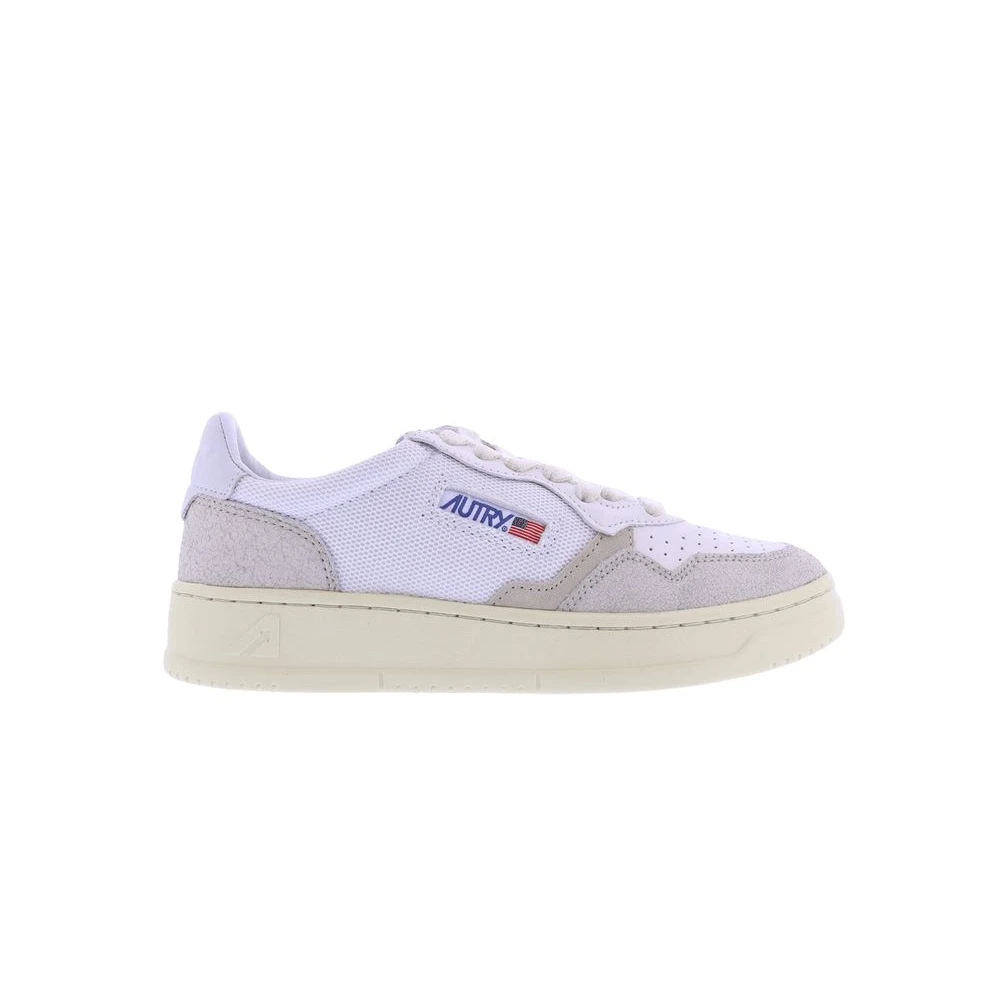 Autry Lage Leren/Suède/Mesh Sneakers Dames Schoenen Wit