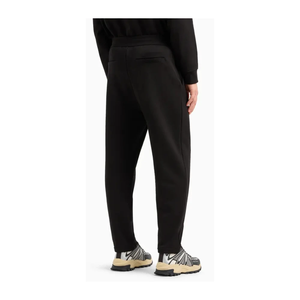 Armani Exchange Katoenen French Terry Joggers Black Heren