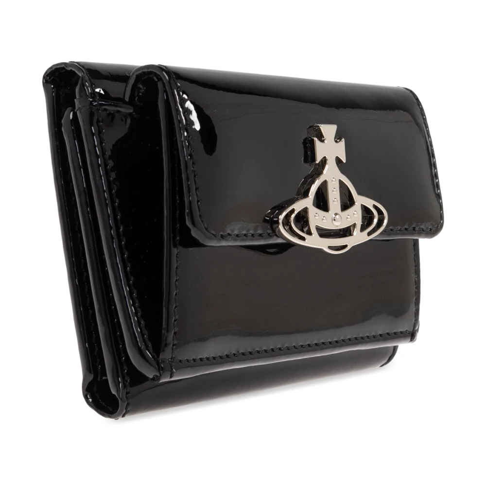 Vivienne Westwood Portemonnee met logo Black Dames