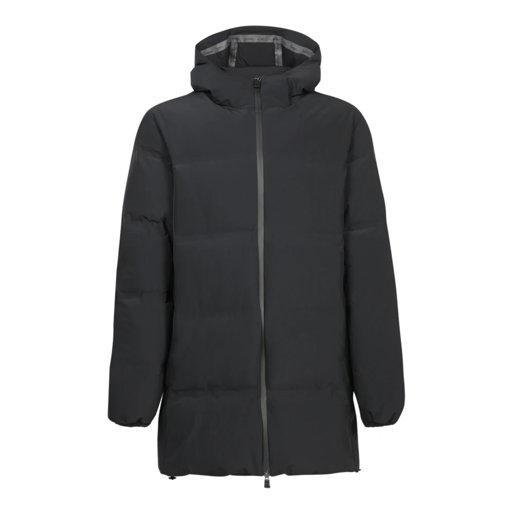 Herno Zwarte Driekwartjas Stedelijke Winter Black Heren